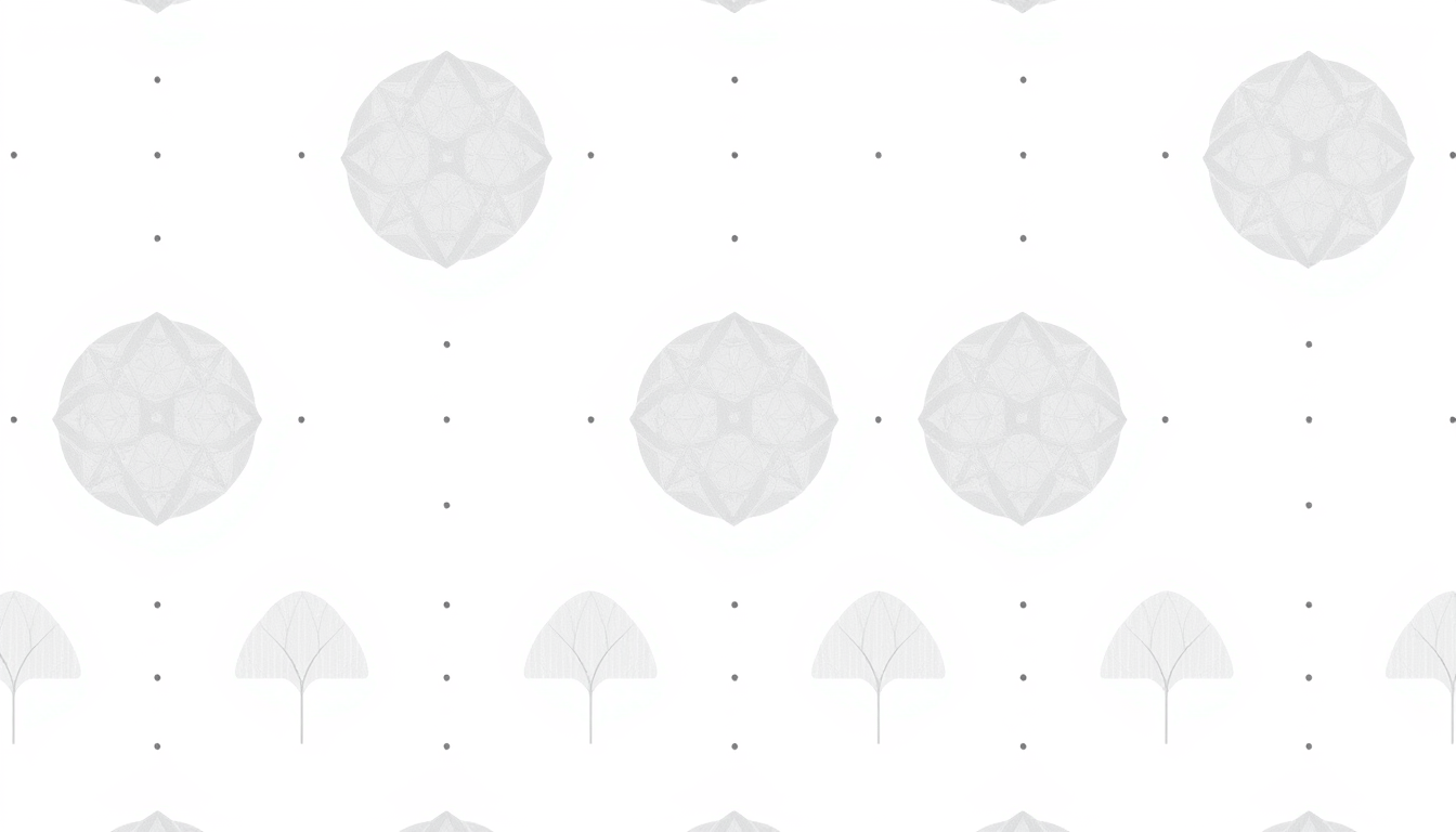 Minimalist geometric pattern representing organized time